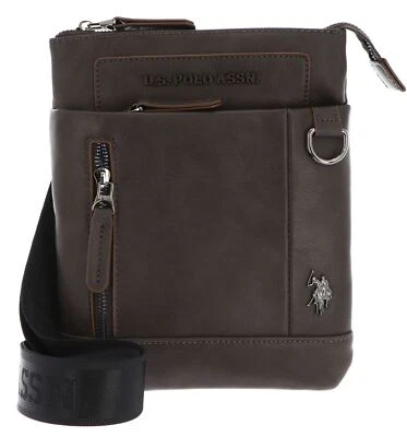 U.S. POLO ASSN. Flat Crossbody Bag Dark / Taupe - Imagen 1 de 4