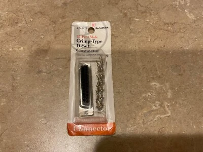 Radio Shack 276-1429 25-Pin Male Crimp Type D-Sub Connector - Image 1 of 4