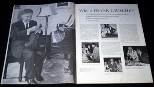 FRANK LAUSCHE 1955 FIVE TIME DEMOCRATIC OHIO GOVERNOR PICTORIAL - Picture 1 of 1