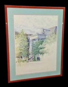 Jacksonville Florida Rare Porter Mansion Lithograph Artist Died Young Linda Mack - Picture 1 of 12