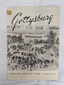 Gettysburg National Military Park Pennsylvania Maps and Booklet 1950 - Picture 1 of 7