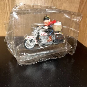 Harley Davidson Motor Cycles Letter to Santa Christmas Ornament w/ Box 1997 - Picture 1 of 14
