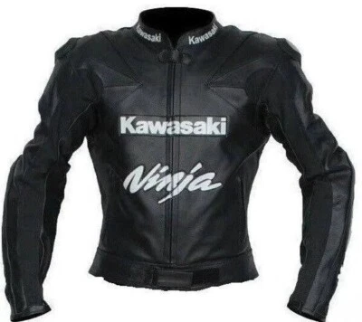 Chaqueta de moto Kawasaki Ninja negra Foto 1 de 3