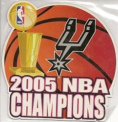 San Antonio Spurs 2005 NBA Champions Magnet Cover