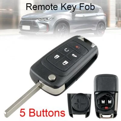 5 Buttons Car Key Fob Case Shell Replacement Fit for Chevrolet Opel Vauxhall - Image 1 of 4