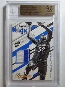 2015 Prestige Shaquille O'Neal #PATCH PRIME /25 Jersey - BGS 9.5 (POP 1)  - Picture 1 of 4
