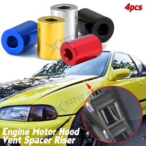 Original Aperture 8MM Aluminum Alloy Hood Gasket Riser Universal for Most Cars - Foto 1 di 17