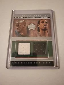 2004-05 Kevin Garnett/Latrell Sprewell Fleer compagno di squadra tandem doppia maglia - Foto 1 di 2