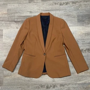 J Crew Womens Size 8 Wool Blend Parke Blazer Brown Lined Jacket Style G7726 - Bild 1 von 10