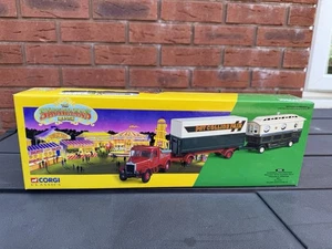 Corgi 16502 Scammell Highwayman Vorschaltgerät mit geschlossenem Mastanhänger & Wohnwagen - Bild 1 von 8