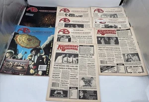 Lot of 9 Vintage Amusement Business Magazines Newspapers Newsletters 1985 - Picture 1 of 12