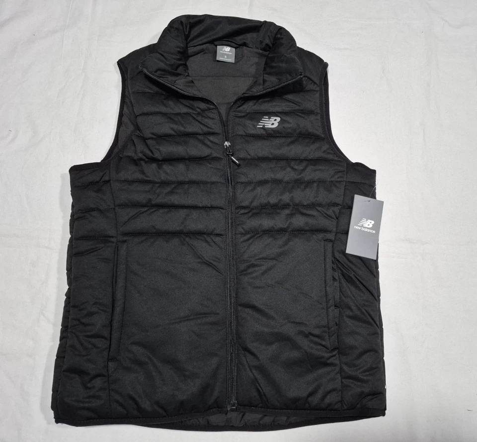 Chaleco New Balance Puffer Tech Para Hombre Acolchado Ajuste Cómodo Cremallera Completa Resistente al Agua Foto 1 de 4