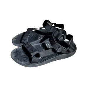 Teva Hurricane Herren Größe 10 schwarz Riemchen Wandern Wasser Sandalen - Bild 1 von 7