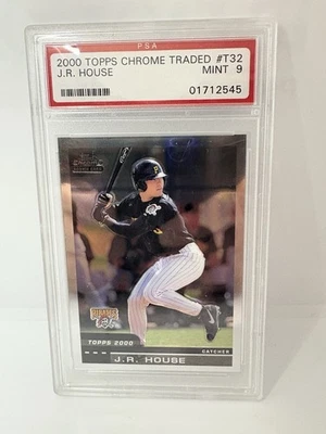2000 Topps Chrome Traded JR House Rookie T32 PSA 9 - Image 1 of 3