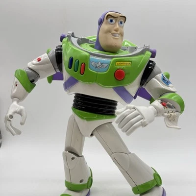 Disney Mattel Toy Story 2 Flight Control Buzz Lightyear 1999 funcionando defectuoso raro Foto 1 de 4