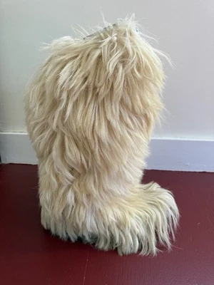 Stivali Yeti Vintage PELLICCIA DI CAPRA Roluc Ideal Lackner made in ITALY 39/40 donna 8-9 - Immagine 1 di 4