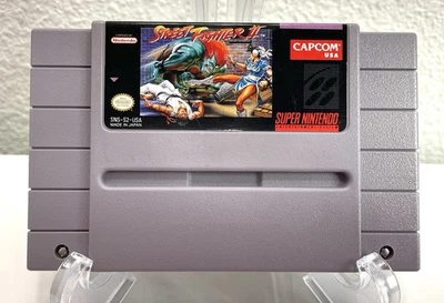 SNES Street Fighter 2 SNES Clean & Tested 1991 Super Nintendo - Image 1 of 4