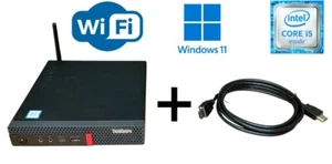 Lenovo ThinkCentre M720q TINY Core i5-8500T 16GB 256GB WLAN, Win 11 + HDMI Kab - Bild 1 von 3
