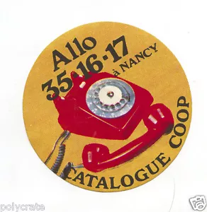 Autocollant Sticker Pub - Allo 35 - 16 - 17 à Nancy Catalogue COOP - Imagen 1 de 1