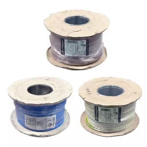 6491B 4mm² Copper Cable Stranded Single Core 100M - Brown, Blue, Green/Yellow - Picture 1 of 7