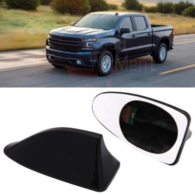 Антенна воздушная для крыши Chevy Silverado 1500 Black Shark Fin радиосигнал FM/AM - Изображение 1 из 4
