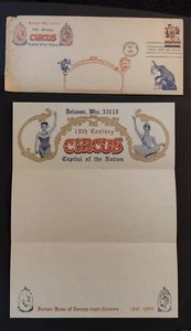 Circus 5 cent US Stamped FDC Delavan, WI, May 2, 1966, 5311 First Day Of Issue - Picture 1 of 4