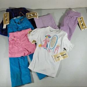 NWT Genie Gee Vtg Girls Cloths Size 4 , 5 , 6X Skirt Pants Shirt Lot Corduroy  - Picture 1 of 11