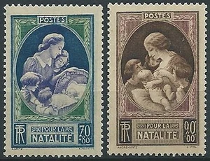 1939 FRANCIA NATALITA QUADRI MNH ** - EDF030 - Picture 1 of 1