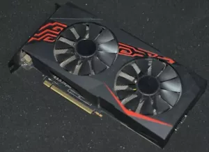 ASUS AMD Radeon RX580 8GB 2048SP GDDR5 Graphics Video Card (DVI single port) - Picture 1 of 6