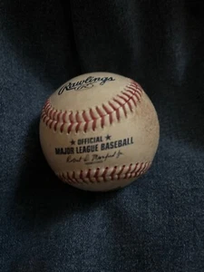 OFFICAL MAJOR LEAGUE BASEBALL NY Yankees BATTING PRACTICE GAME USED  Judge - Picture 1 of 2