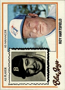 1978 Topps #444 Roy Hartsfield MG - EX-MT