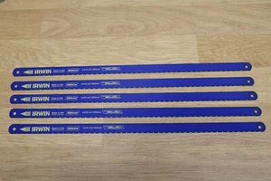 Irwin 300mm 12" hacksaw blade 24TPI pack of 5 WeldTec blades - Picture 1 of 5