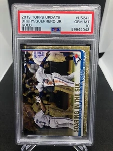 Vladimir Guerrero Jr. & Drury 2019 Topps Update GOLD #d /2019 PSA 10 GEM MINT RC - Picture 1 of 2