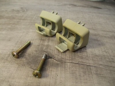 Juego de clips parasol Mercedes-Benz C220 1996 OEM usados beige tostado CA coche limpio Foto 1 de 4