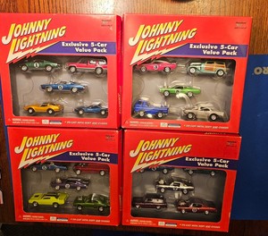 Johnny Lightning Exclusive 5-Car Value Pack - New Set Of 4