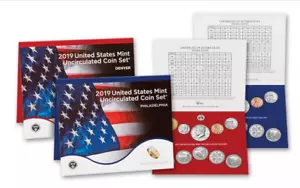 2019 Mint Set Originale Sigillato Mint SCATOLA 20 Monete Brillanti Non Circolate - Foto 1 di 1