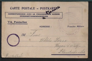 ✔️ WW RARE POW Prisoner of war Kriegsgefangener Prigionieri di guerra POSTCARD - Picture 1 of 2