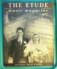1939 🔥THE ETUDE🔥 Music Magazine Husband & Wife Wedding Dress Bouquet Marriage