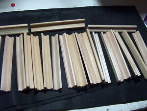 Lot of 20 Scrabble tile holders Wood Wooden letter holders trays crafters craft 