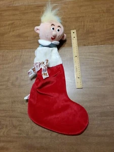 CVS Rudolph's Island of Misfit Toys 1999 Herbi The Elf stocking 20 inch - Bild 1 von 2