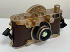 Vintage Antique Decorative Brown Golden Black Melamine Photograph Bundle Camera