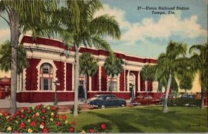 Postkarte Union Bahnhof Tampa Florida unverpostet - Bild 1 von 2