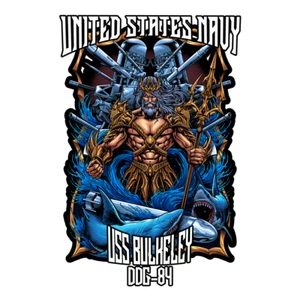 USS Bulkeley DDG-84 Surface Warfare Veteran Prior Service USN Warship 5" Decal - Picture 1 of 1