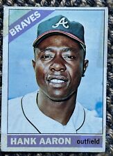 1966 Topps - #500 Hank Aaron (see pics and read description) 