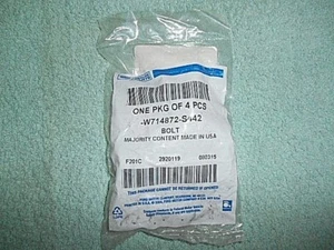 GENUINE FORD OEM RADIATOR CORE SUPPORT BRACKET TIE BAR MOUNT BOLTS W714872 S442 - Imagen 1 de 5