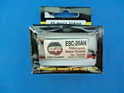 EVO-FLIGHT 20 AMP HELICOPTER SPEED CONTROL NEW IN PACKAGE - Image 1 of 2