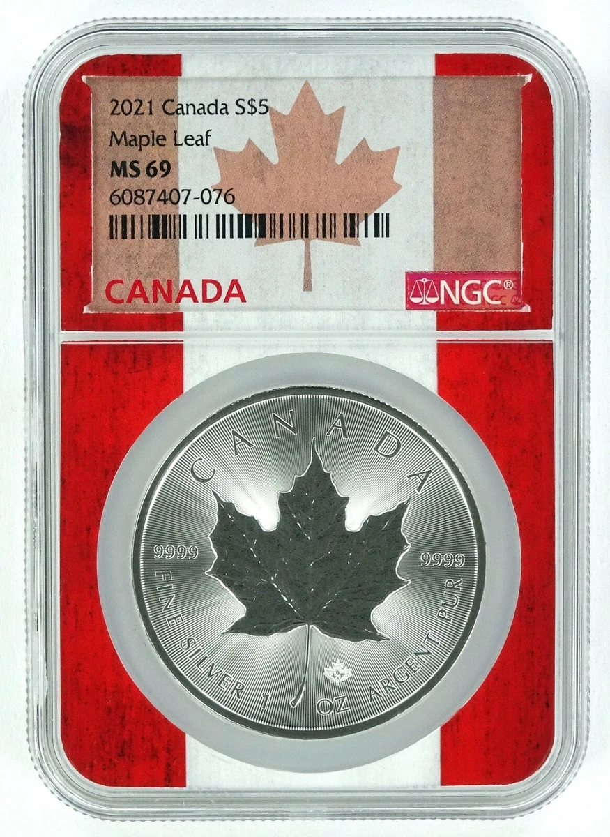 Canadian Maple Leaf MS 69 Silver Bullion Coins for sale | eBay