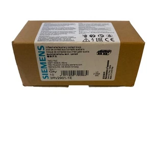 10X Siemens Hilfsschalter 3RV2901-1E 1S 1Ö S00/S0 3RV2901-1E - Bild 1 von 3