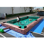 Gigantyczny nadmuchiwany snooker 9x6m piłka nożna stół basenowy park rozrywki gry
