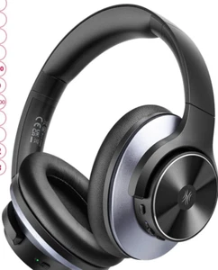 Oneodio A10 Hybrid Active Noise Cancelling Wireless Headphones - Picture 1 of 7